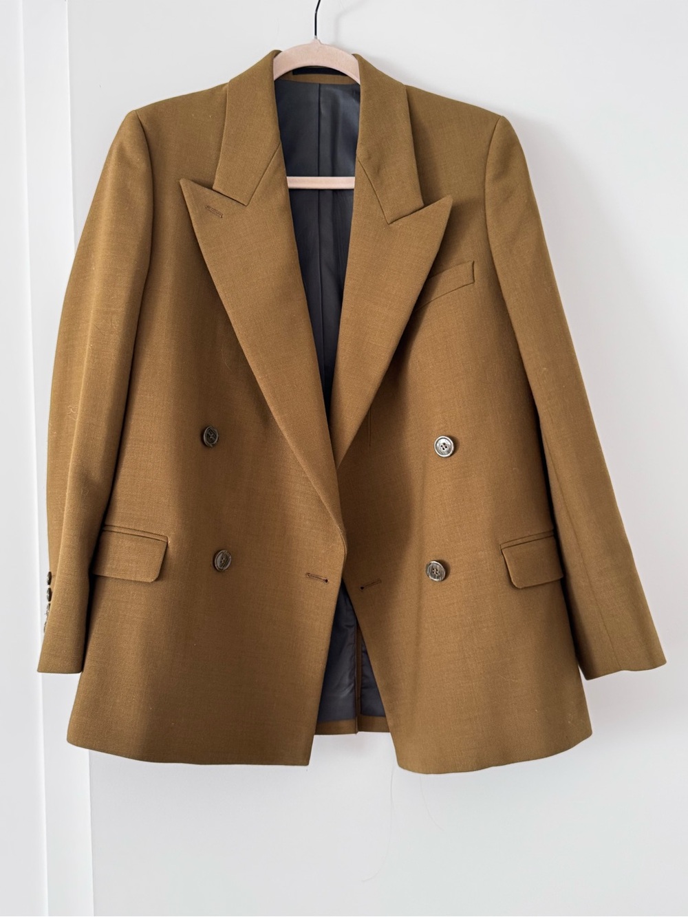 Acne Studios Double-Breasted Wool Blazer size 34